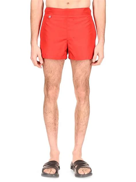 givenchy swim shorts red|Shop Givenchy Soild Swim Shorts .